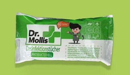 Dr. Mollis Antibakteriyel Islak Mendil 40 lı Paket