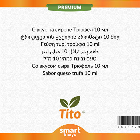 Premium Trüf Peyniri Aroması 10 ml
