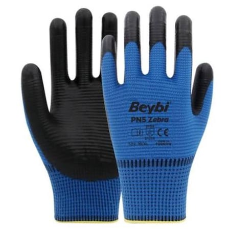 BEYBİ PN5 ZEBRA MAVİ-SİYAH 12 ÇİFT NO:9