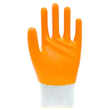 Beybi Nitril PN7+ Tam Kaplı Sarı Eldiven  No:10