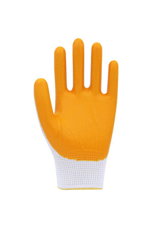 Master Glove PG5 Sarı Polyester Örme Nitril İş Eldiveni 10 Beden