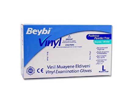 Beybi Vinill Eldiven Pudrasız Large