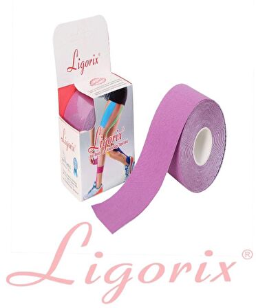 Ligorix Kinesio Tape Sporcu Bandı 5cmX5m Mor