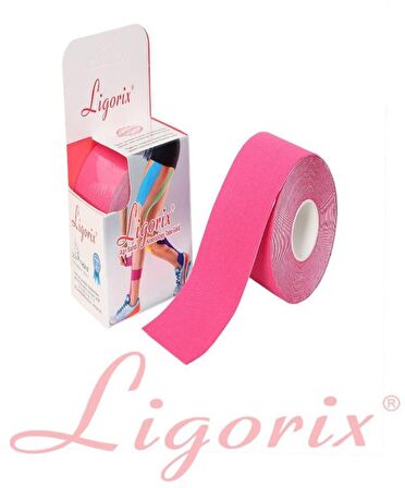 Ligorix Kinesio Tape Sporcu Bandı 5cmX5m Pembe