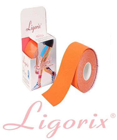 Ligorix Kinesio Tape Sporcu Bandı 5cmX5m Turuncu