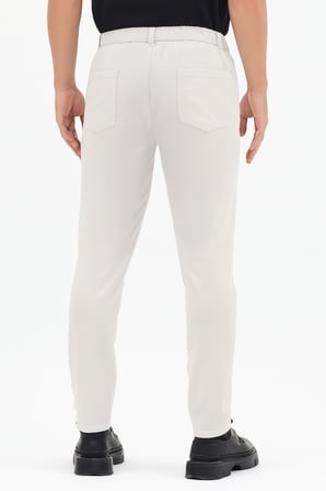 Erkek Motion Streç Kumaş Relaxed Beli Lastikli Jogger Pantolon (Yazlık) Açık Gri M701-R0140002-03