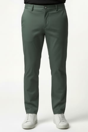 Erkek Flexon Ultra Esnek Relaxed Beli Lastikli Jogger Pantolon Yeşil M702-R0433-01