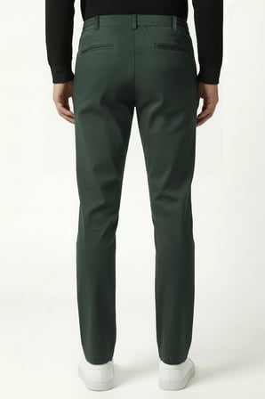 Erkek Flexon Ultra Esnek Relaxed Beli Lastikli Jogger Pantolon Yeşil M702-R0433-01