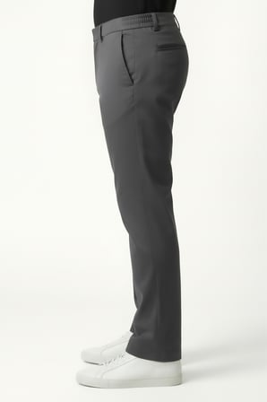 Erkek Flexon Ultra Esnek Relaxed Beli Lastikli Jogger Pantolon Koyu Gri M702-R0433-02