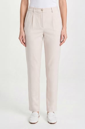 Kadın Flexon Ultra Esnek Relaxed Beli Lastikli Jogger Pantolon Krem W702-R0433-06