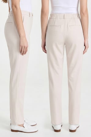 Kadın Flexon Ultra Esnek Relaxed Beli Lastikli Jogger Pantolon Krem W702-R0433-06