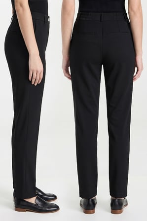Kadın Flexon Ultra Esnek Relaxed Beli Lastikli Jogger Pantolon Siyah W702-R0433-07