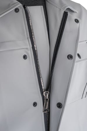 Erkek Metropole Modern Regular Fit Su İtici Teknik Ceket Gri M601-R0501-01