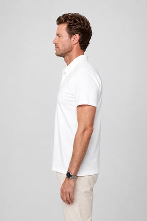 erkek prestige polo yaka tişört 110s pima pamuğu likit amonyak merserize beyaz m120-k0141-01