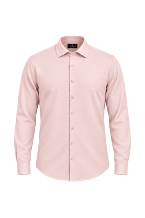 Erkek Prime Gömlek Likit Amonyak Merserize 110s Pima Pamuğu Pembe