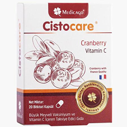 Medicago Cistocare Cranberry 20 Kapsül