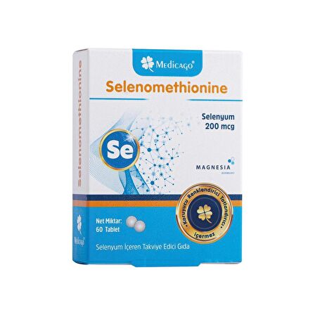 Medicago Selenomethionine Selenyum 200 mcg 60 Tablet 8681788054199