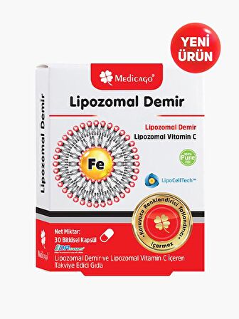 MEDİCAGO LIPOZOMAL DEMİR 30 KAPSÜL