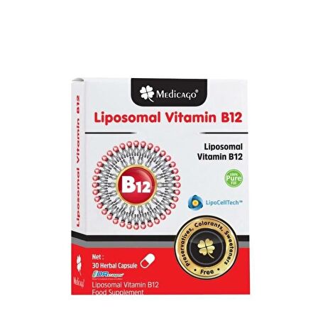 Medicago Liposomal Vitamin B12 30 Kapsül