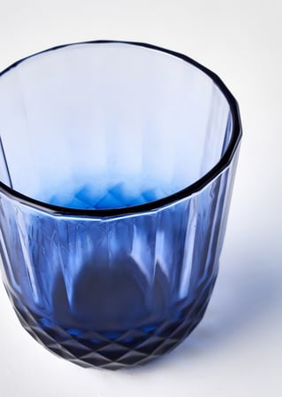Colore Mavi Kesme Bardak 6'lı 320 cc.