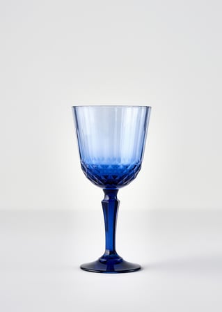 Colore Kesme Kadeh 6'lı Mavi (310 cc)