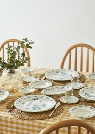 Ocaliptus Stoneware 26 Parça 6 Kişilik Kahvaltı Takımı Yeşil