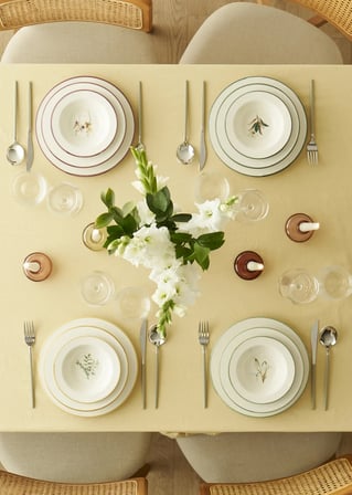 Garden Stoneware 12 Parça 4 Kişilik Yemek Takımı Mix