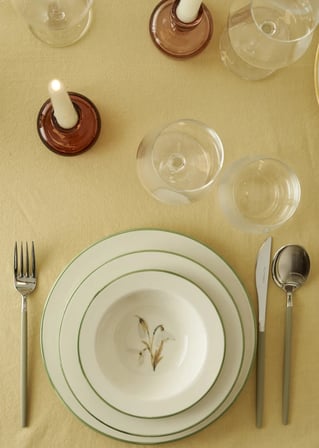 Garden Stoneware 12 Parça 4 Kişilik Yemek Takımı Mix
