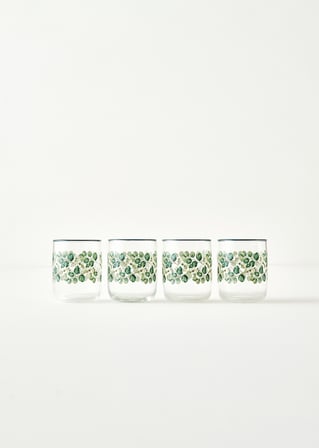 Ocaliptus Meşrubat Bardağı 4'lü Yeşil (280 ml)