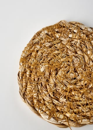 Rafe 6'lı Bardak Altlığı Naturel (10 cm)