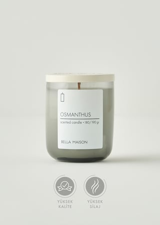 Osmanthus Ahşap Fitilli Soy Wax Mum