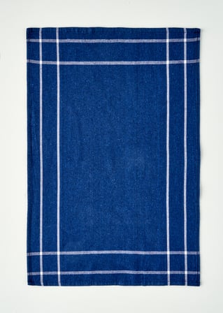 %100 Pamuk Liberty Kurulama Bezi Seti 3'lü Lacivert (45x65 cm)