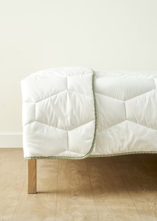 Bambu Çift Kişilik Yorgan Beyaz (195x215 cm)