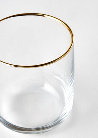 Premium Bardak 6'lı Gold (270 cc)