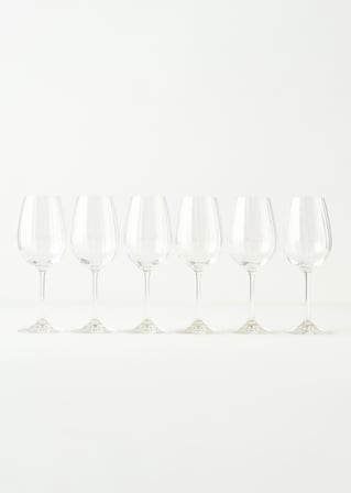 Fall Kristal Kadeh 6'lı Naturel (350 cc)