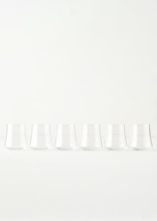 Shape Kristal Bardak 6'lı Naturel (350 CC)