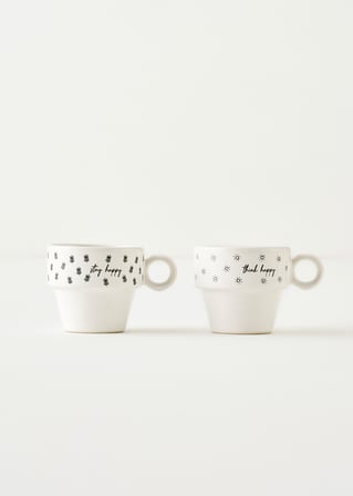 Simple Seramik Espresso 2'li Kahve Fincanı Seti (105 cc)
