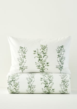 %100 Pamuk Ranforce Julia Tek Kişilik Nevresim Seti Yeşil (160x220 cm)