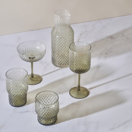 Bubble Martini Kadeh Seti 6'lı Yeşil (220 cc) Yeşil