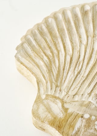Oyster Mango Ağacı Dekoratif Tabak Naturel (30X2,5X20 CM)