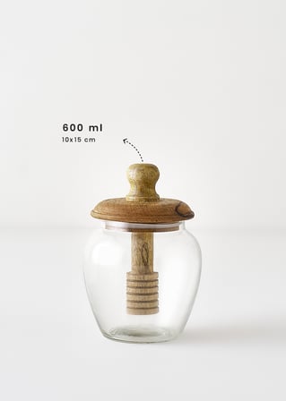 Eden Mango Kapaklı Bal Kavanozu Naturel (600 ml)
