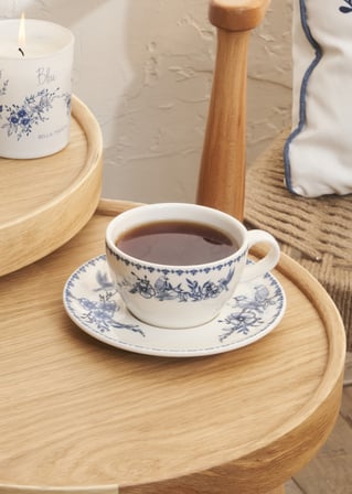 Bleu Blanc 2'li Çay Fincan Seti Mavi (270 cc)