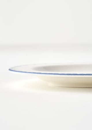 Bleu Blanc Porselen Küçük Sunum Tabağı Mavi (25 cm)
