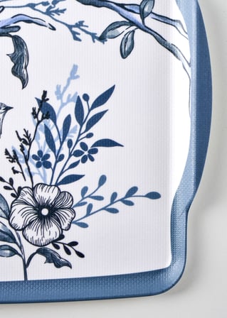 Bleu Blanc Melamin Tepsi Mavi (42x31 cm)