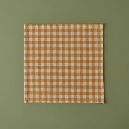 %100 Pamuk Pavia Peçete Hardal (40x40 cm) Hardal