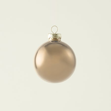Christmas Dekoratif Süs 12'li Kahverengi (6 cm)