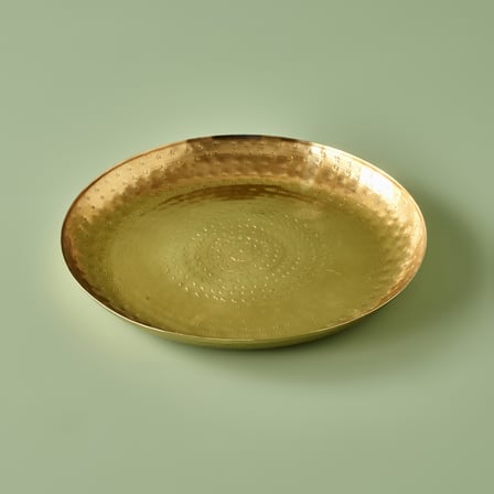 Serra Dekoratif Tabak Gold (40 cm) Gold