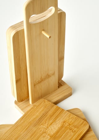 Craft 6'lı Kesme Tahtası Seti Naturel (15X7X33 CM)
