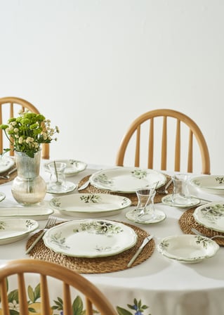 Bella Maison Julia Stoneware 26 Parça 6 Kişilik Kahvaltı Takımı Yeşil
