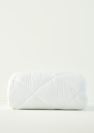 %100 Microfiber Bella Tek Kişilik Yorgan Beyaz (155x215 cm)